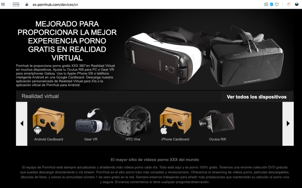 Realidad Virtual y Criptomonedas en la industria del porno